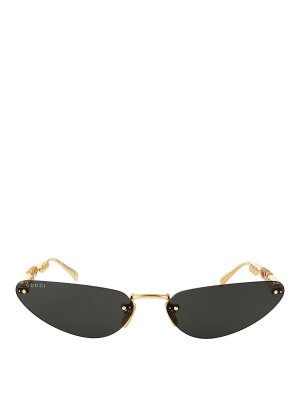 GUCCI: Sonnenbrillen - Sonnenbrille - Gold