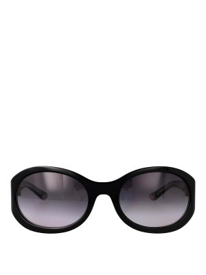 GUCCI: Sonnenbrillen - Sonnenbrille - Schwarz