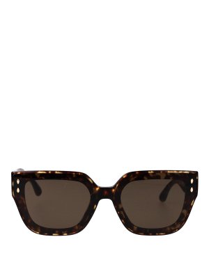 ISABEL MARANT: Gafas de sol - Gafas De Sol - Marrón