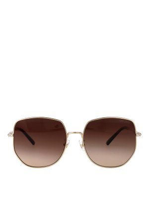 JIMMY CHOO: Sonnenbrillen - Sonnenbrille - Gold