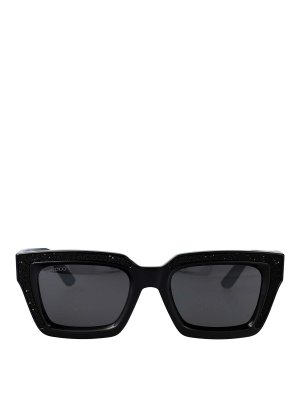 JIMMY CHOO: Sonnenbrillen - Sonnenbrille - Schwarz