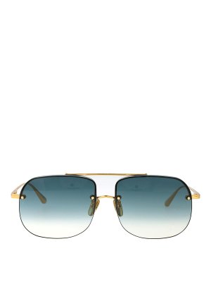 LINDA FARROW: Sonnenbrillen - Sonnenbrille - Gold