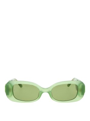 Loewe Slim Sunglasses - Green - Women | LW40162U96A | thebs.com