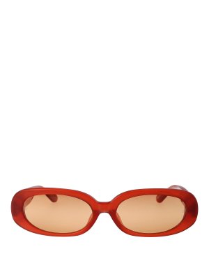 LINDA FARROW: サングラス - サングラス - ブラウン