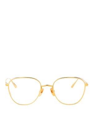 LINDA FARROW: Gafas de sol - Gafas De Sol - Dorado