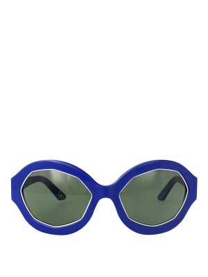 Marni: Sonnenbrillen - Sonnenbrille - Blau