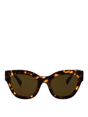 MIU MIU: Sonnenbrillen - Sonnenbrille - Braun