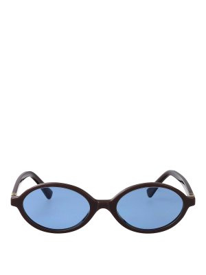 MIU MIU: Sonnenbrillen - Sonnenbrille - Braun
