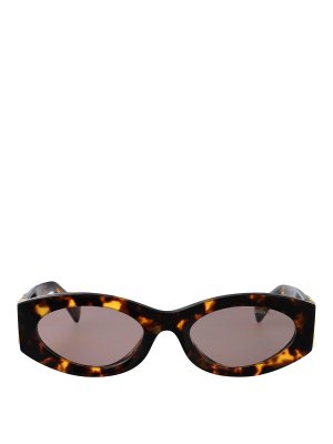MIU MIU: Lunettes de soleil - Lunettes De Soleil - Marron