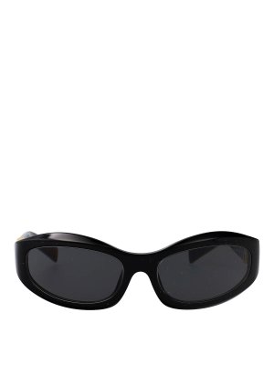 MIU MIU: サングラス - サングラス - 黒