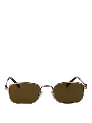 MIU MIU: Sonnenbrillen - Sonnenbrille - Gold