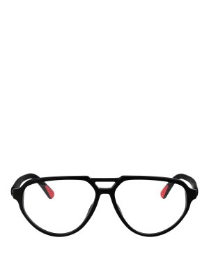 MONCLER: Sonnenbrillen - Sonnenbrille - Schwarz