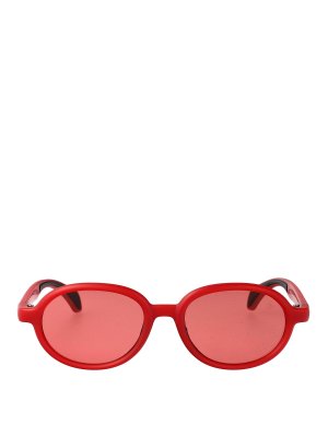 MONCLER: Sonnenbrillen - Sonnenbrille - Rot