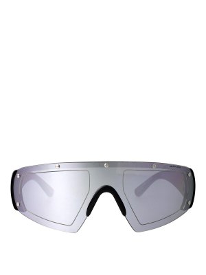 MONCLER: サングラス - サングラス - 銀