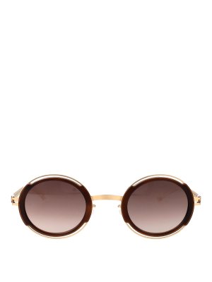MYKITA: Lunettes de soleil - Lunettes De Soleil - Or