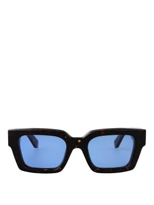 OFF-WHITE: Lunettes de soleil - Lunettes De Soleil - Marron