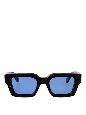 OFF-WHITE: Lunettes de soleil - Lunettes De Soleil - Marron
