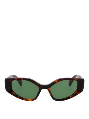 OFF-WHITE: Gafas de sol - Gafas De Sol - Marrón