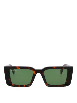 OFF-WHITE: Gafas de sol - Gafas De Sol - Marrón