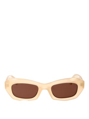 OFF-WHITE: Sonnenbrillen - Sonnenbrille - Beige