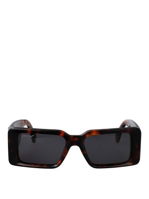 OFF-WHITE: Gafas de sol - Gafas De Sol - Marrón