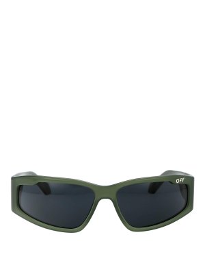 OFF-WHITE: Lunettes de soleil - Lunettes De Soleil - Vert