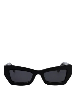 OFF-WHITE: Lunettes de soleil - Lunettes De Soleil - Noir
