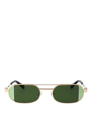 OFF-WHITE: Sonnenbrillen - Sonnenbrille - Grün