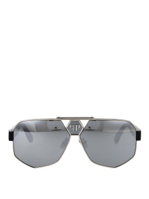 PHILIPP PLEIN: サングラス - サングラス - 銀