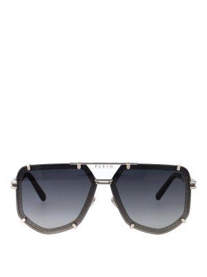 PHILIPP PLEIN: サングラス - サングラス - 黒