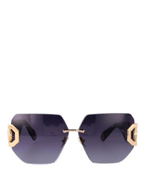 PHILIPP PLEIN: サングラス - サングラス - ブルー