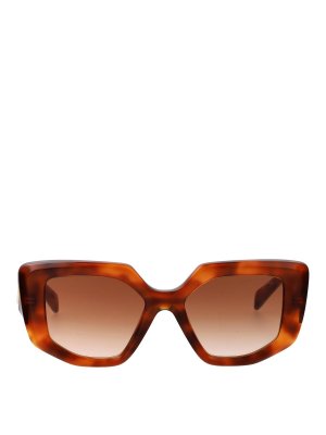 PRADA: Lunettes de soleil - Lunettes De Soleil - Marron