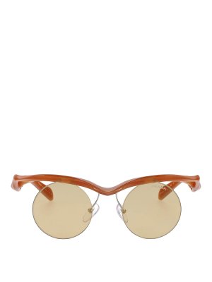 PRADA: サングラス - サングラス - ブラウン