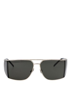 SAINT LAURENT: Gafas de sol - Gafas De Sol - Plata