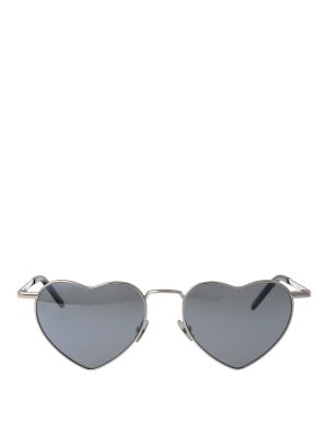 SAINT LAURENT: Gafas de sol - Gafas De Sol - Plata
