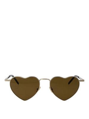 SAINT LAURENT: Sonnenbrillen - Sonnenbrille - Gold