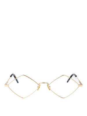 SAINT LAURENT: Sonnenbrillen - Sonnenbrille - Gold