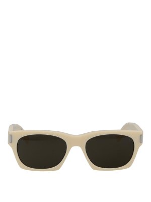 SAINT LAURENT: Sonnenbrillen - Sonnenbrille - Weiß
