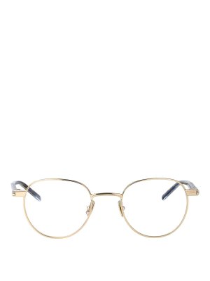 SAINT LAURENT: Sonnenbrillen - Sonnenbrille - Gold