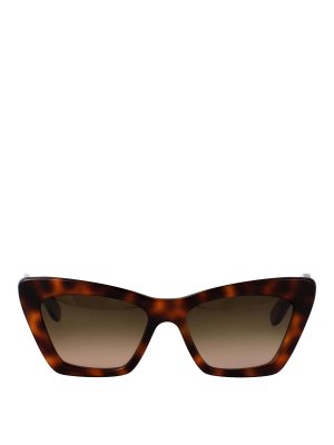 FERRAGAMO: Lunettes de soleil - Lunettes De Soleil - Marron