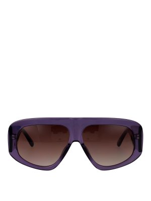 The Attico: Gafas de sol - Gafas De Sol - Púrpura