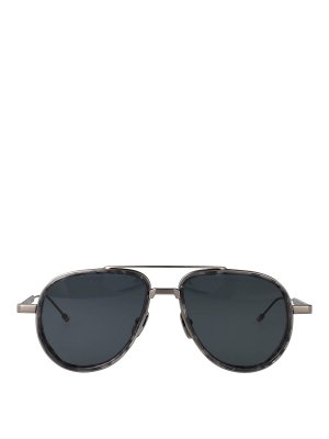 THOM BROWNE: Lunettes de soleil - Lunettes De Soleil - Gris