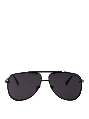 TOM FORD: サングラス - サングラス - 黒