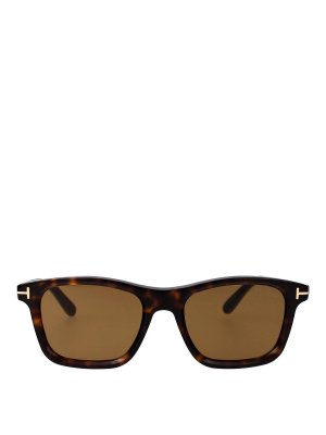 TOM FORD: サングラス - サングラス - ブラウン