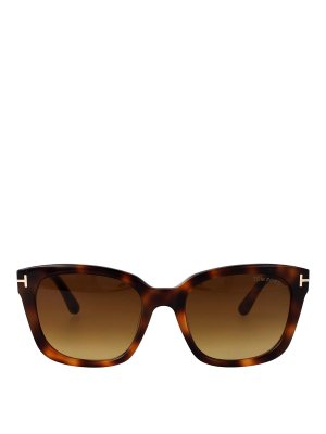TOM FORD: サングラス - サングラス - ブラウン