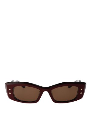 VALENTINO GARAVANI: Sonnenbrillen - Sonnenbrille - Rot