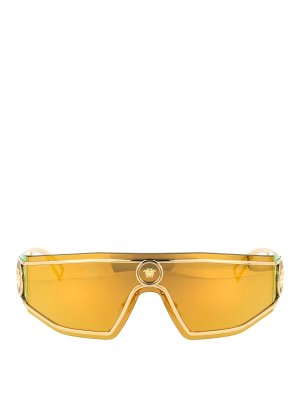 VERSACE: Lunettes de soleil - Lunettes De Soleil - Or