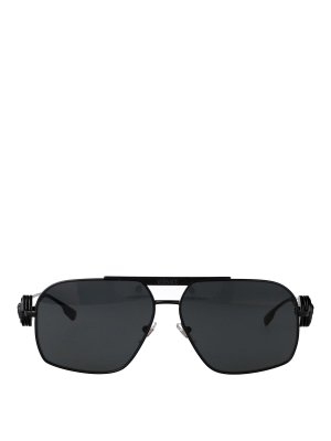 VERSACE: Lunettes de soleil - Lunettes De Soleil - Noir