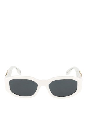 VERSACE: Lunettes de soleil - Lunettes De Soleil - Blanc