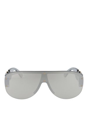 VERSACE: Lunettes de soleil - Lunettes De Soleil - Gris